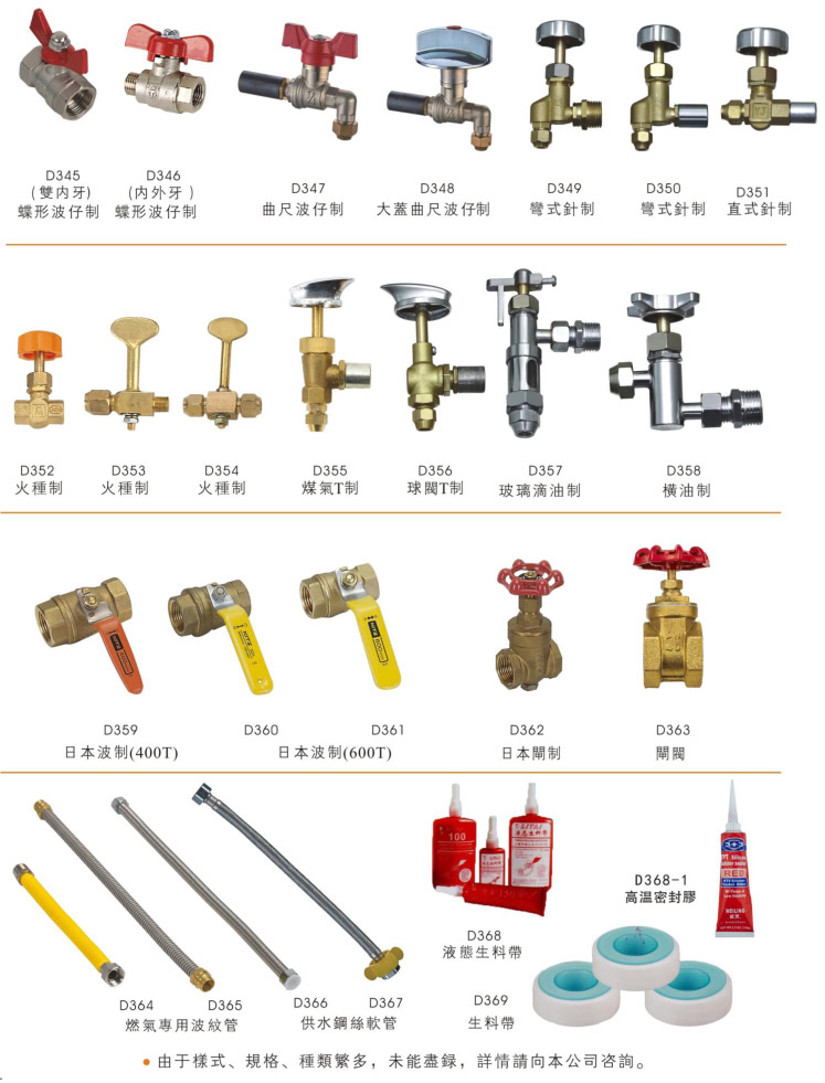 气体专用配件